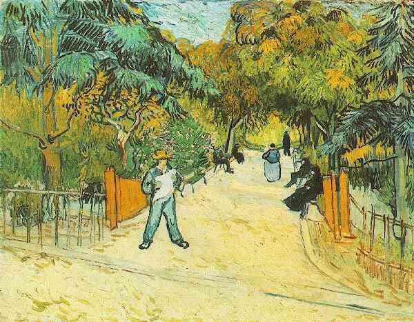 Entrance to the Public Park in Arles, Vincent Van Gogh